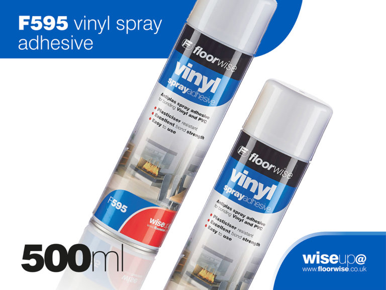 F595 - Vinyl Spray Adhesive - Floorwise